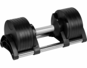 Rebel Litinová nastavitelná automatická činka 24 kg, 2 kg stupňovitě, ACTIVE