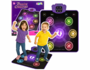 LeanToys Interaktivní taneční podložka pro děti Bluetooth 5 režimů 3 jazyky EDUKAMP
