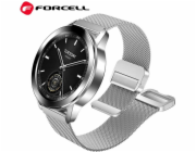 ForCell Magnetický ocelový řemínek pro Samsung Galaxy Watch 20 mm stříbrný