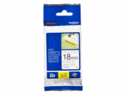BROTHER TZES241 - kazeta TZ šířky 18mm, extrémně adhesivní lamino TZE-S241, bílá/černé písmo