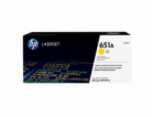 HP 651A Yellow LJ Toner Cart, CE342A (16,000 pages)