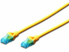 Digitus Ecoline Patch kabel, UTP, CAT 5e, AWG 26/7, žlutý...