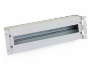 TRITON 19" jističová lišta 3U s krytem, DIN, šedá