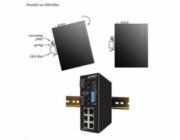 Planet ISW-501T, 5x 10/100, DIN,IP30, rozšířený teplotní rozsah -40~75 st.C
