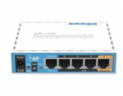 MikroTik RouterBOARD RB951Ui-2n, hAP,CPU 650MHz, 5x LAN, 2.4Ghz 802.11n, 1x PoE out, case