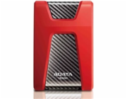 ADATA Externí HDD 1TB 2,5" USB 3.1 DashDrive Durable HD650, červený (gumový, nárazu odolný)