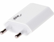 Akyga Síťová USB nabíječka 240V 1000mA 1xUSB bílá