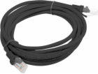 LANBERG Patch kabel CAT.5E UTP 1.5M černý Fluke Passed