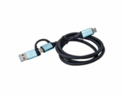 i-tec USB-C kabel na USB-C s integrovaným USB 3.0 Adaptérem