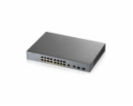 Zyxel GS1350-18HP 18 Port smart managed CCTV PoE switch, long range, 250W, 16x GbE, 2x combo RJ45/SFP