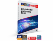 Bitdefender Antivirus Plus 3 zařízení na 1 rok