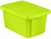 CURVER Essentials Úložný box s víkem Zelená 45l