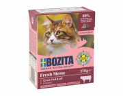 BOZITA Fresh Menu Beef Chunks in jelly - mokré krmivo pro kočky - 370g