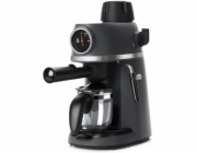 Kávovar Black+Decker, BXCO800E, espresso, tlakové čerpadlo 3,5 bar, objem 240 ml, parní tryska, až na 4 šálky, ocelový filtr, skleněná konvice 240 ml