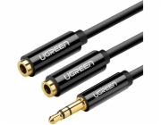 Ugreen Jack 3,5 mm – Jack 3,5 mm x 2 černý (20816)