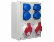 Pawbol Switchgear R-BOX 240 2x16A/5P 4x250V IP44 (B.1096)