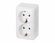 Elektro-Plast BERG Dvojitá zásuvka schuko n/t 2x2P+Z 16A (3738-00)