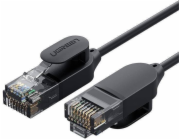 Ugreen Ugreen kabel Internet Síťový kabel Ethernet Patchcord Rj45 Cat 6A Utp 1000 Mbps 3 M Černá (70653)
