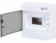 Eti-Polam Přisazený rozváděč ECT8PT 8M IP40 průhledné dveře 001101000