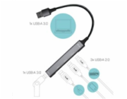 I-TEC U3HUBMETALMINI4 i-tec USB 3.0 Metal HUB 1x USB 3.0 + 3x USB 2.0