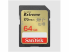 SanDisk SDXC karta 64GB Extreme (170 MB/s Class 10, UHS-I...