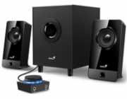 GENIUS repro SW-2.1 300X/ 2.1/ 10W/ dřevěné/ černé