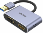 UNITEK ADAPTER USB-A - HDMI & VGA FULL HD M/F