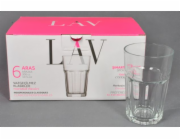 Sklenice 300 ml 6 ks Aras