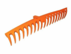 Hrábě zahradní 18 zubů 580 mm nylon MultiClick k násadě 49