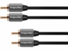 Kabel 2x Cinch konektor/2x Cinch konektor 1m KRUGER & MAT...