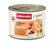 Animonda ANIMONDA Carny Kitten příchuť: hovězí a krůtí srdce 200g