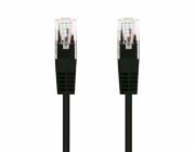 C-TECH Kabel patchcord Cat5e, UTP, černý, 0,5m
