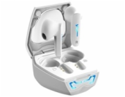 GENIUS bezdrátový headset TWS HS-M920BT/ bílý/ LED/ Bluetooth 5.0/ USB-C nabíjení