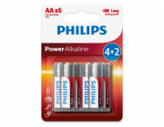 PHILIPS LR6P6BP/10 AA Power Alkaline baterie (6ks)