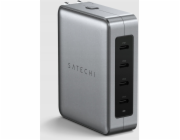 Satechi USB-C 145W 4-Port PD GaN Travel Charger - Space Gray