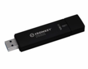 Kingston Ironkey D500S/128GB/USB 3.2/USB-A/Černá