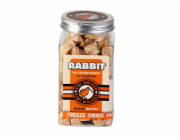 KIWI WALKER Freeze-dried treats Rabbit Mono - pochoutka pro psa a kočku - 75g