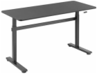 Výškově nastavitelný stůl Up Up - Loki, 1400x600mm, černý