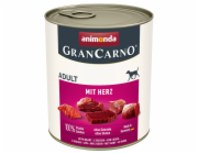 ANIMONDA GranCarno Adult se srdíčky - mokré krmivo pro psy - 800g