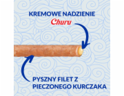 INABA Churu Rolls Chicken recipe wraps Tuna with scallop recipe - pamlsek pro kočky - 4x10 g