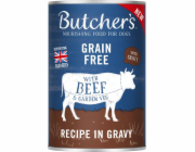 BUTCHER S Original Mega pack mix with vegetables in gravy - mokré krmivo pro psy - 6 x 400g