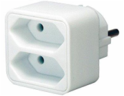 Dvojitý rozdělovač Brennenstuhl, bílý