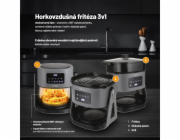 Lauben Glass&Grill Air Fryer 3in1 5500BG - horkovzdušná fritéza