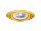 Kanlux Argus II vestavná lampa, 10W, GU10, zlatá