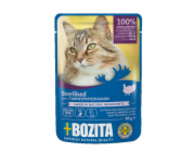BOZITA Sterilised Turkey Chunks in jelly - mokré krmivo pro kočky - 85g
