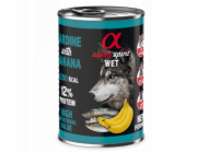 ALPHA SPIRIT WET Mono Sardinka s banánem - mokré krmivo pro psy - 400g