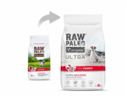 VETEXPERT Raw Paleo Ultra Mini Puppy Mono Beef - suché krmivo pro štěňata malých plemen - 8 kg