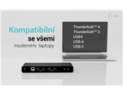 i-tec Universal Dual 4K Display Docking Station, Power Delivery 85W + i-tec USB-C Charger 100W