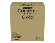 PURINA GOURMET GOLD Mousse Mix 4 příchutě Box - mokré krmivo pro kočky - 96x85g