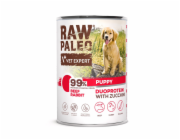 VETEXPERT Raw Paleo Duoprotein Beef & Rabbit Puppy - vlhké krmivo pro psy - 400g